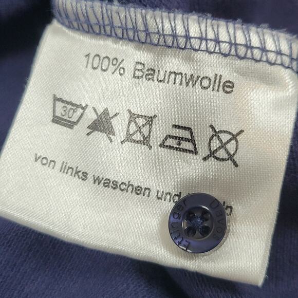 Vintage Ettinger Sport Davos Limited Edition Long Sleeve Polo Switzerland Men XL - Picture 9 of 12